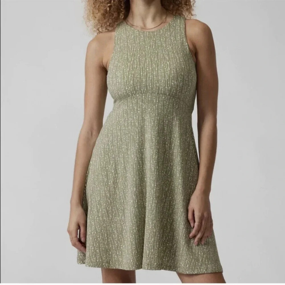 Athleta Santorini Thera Dress •Size Medium Petite• Casual Modal Spandex